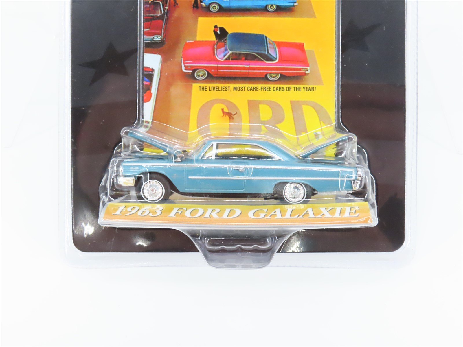 LOT of 3 1:64 Scale American Muscle Die-Cast 1963 Ford Galaxie Cars