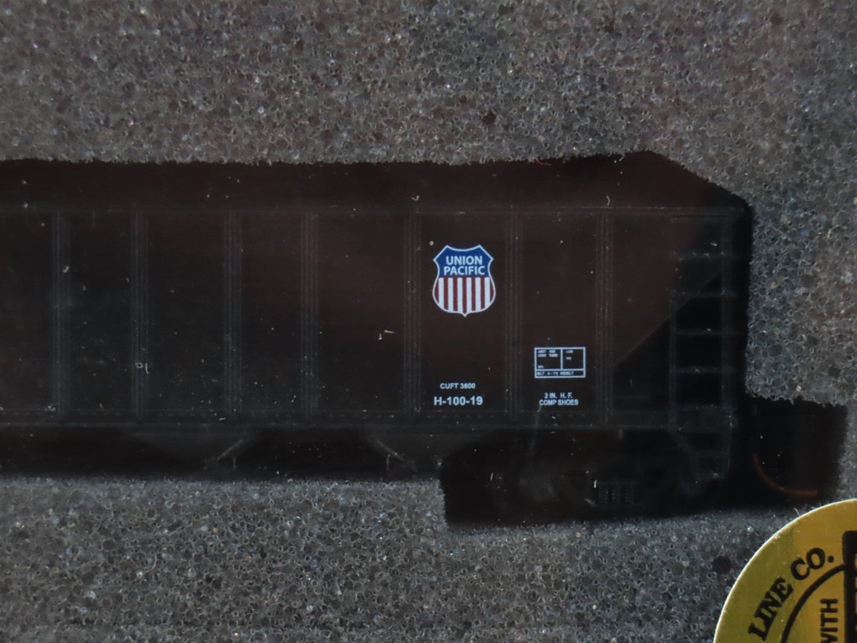 N Scale TrainWorx 24078-3 UP Union Pacific Railroad 4-Bay Open Hopper 3-Pack