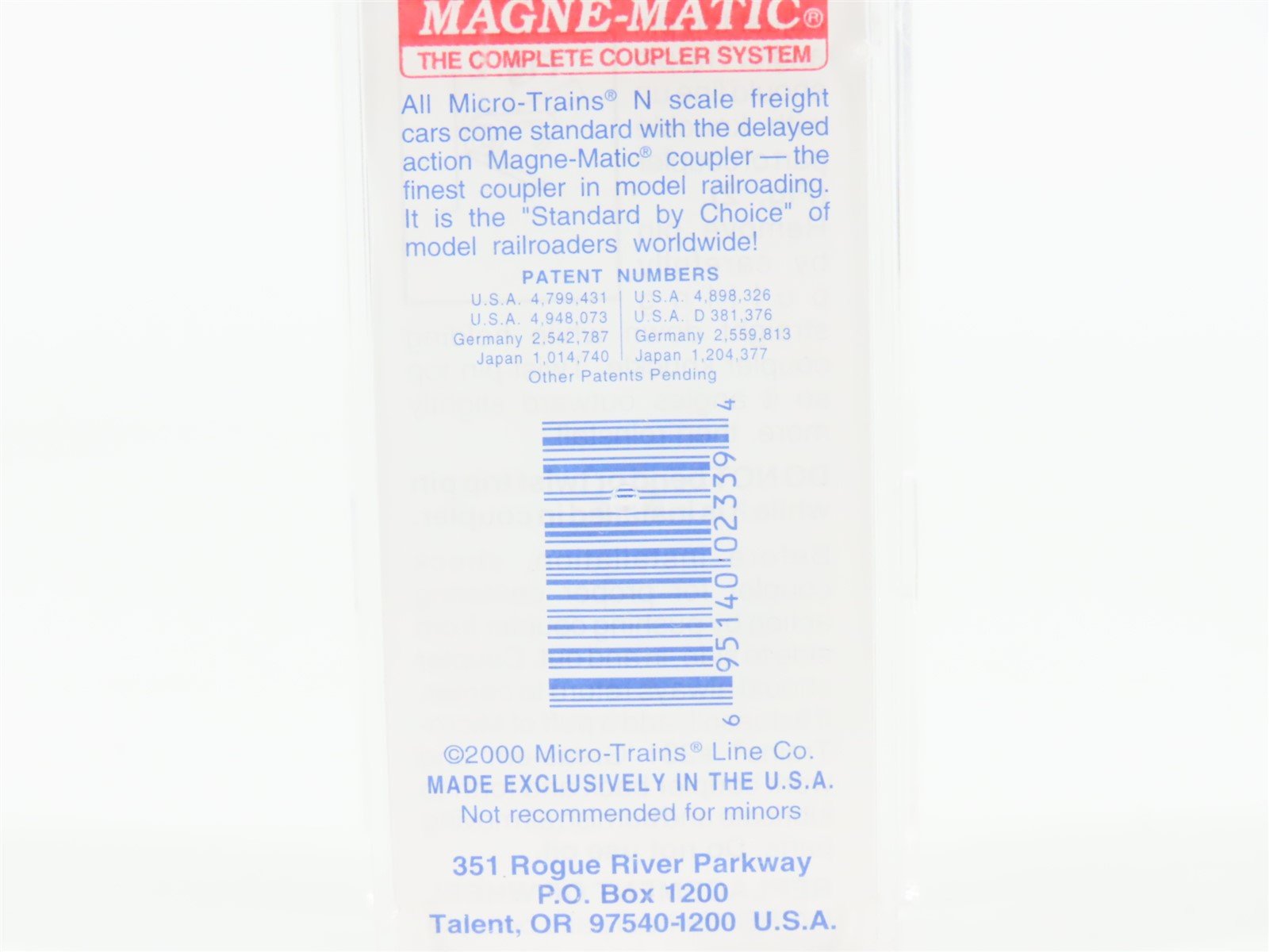 N Scale Micro-Trains MTL 64060 PC Pepsi-Cola 57'6