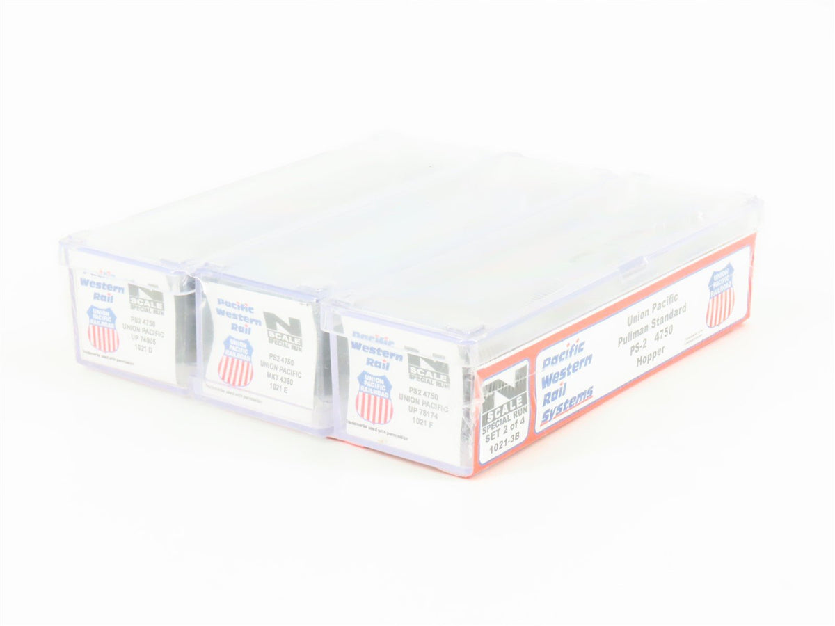 N InterMountain PWRS 1021-3B MKT/UP Union Pacific 3-Bay Hopper 3-Pack Sealed