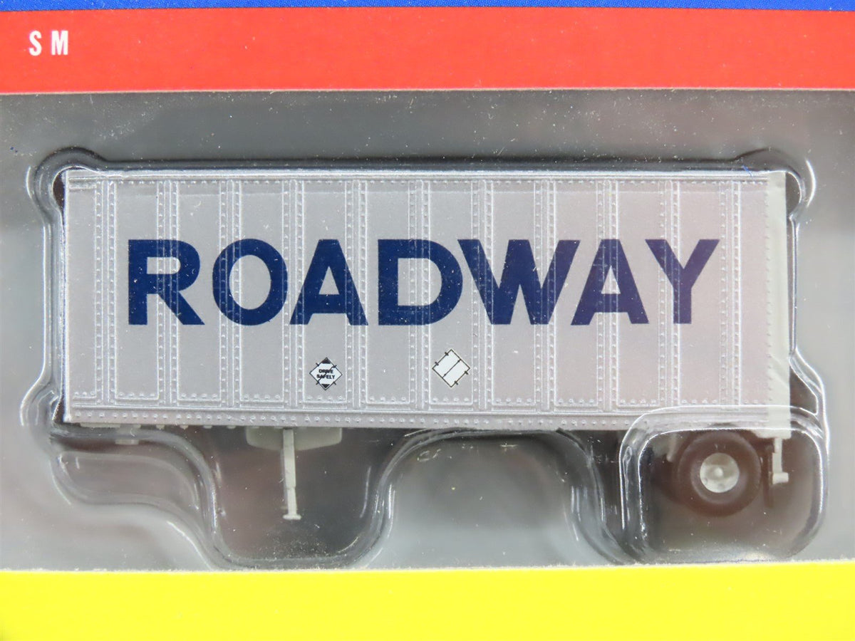 N 1/160 Scale Athearn 13878 Mack Roadway Truck w/ 28&#39; Trailers