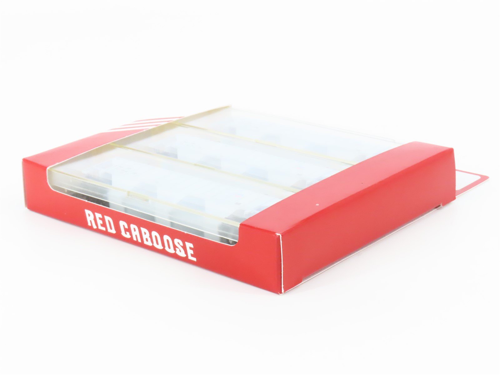 N Scale Red Caboose RN-15407 MP UP Missouri Pacific 3 Bay Covered Hopper 3 Pack