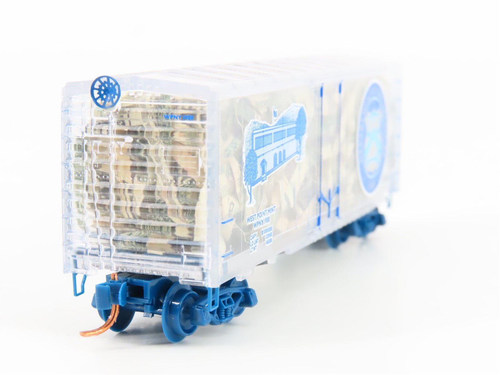 N Micro-Trains MTL NSC 07-49 WPNY West Point Mint Boxcar w/Shredded Currency