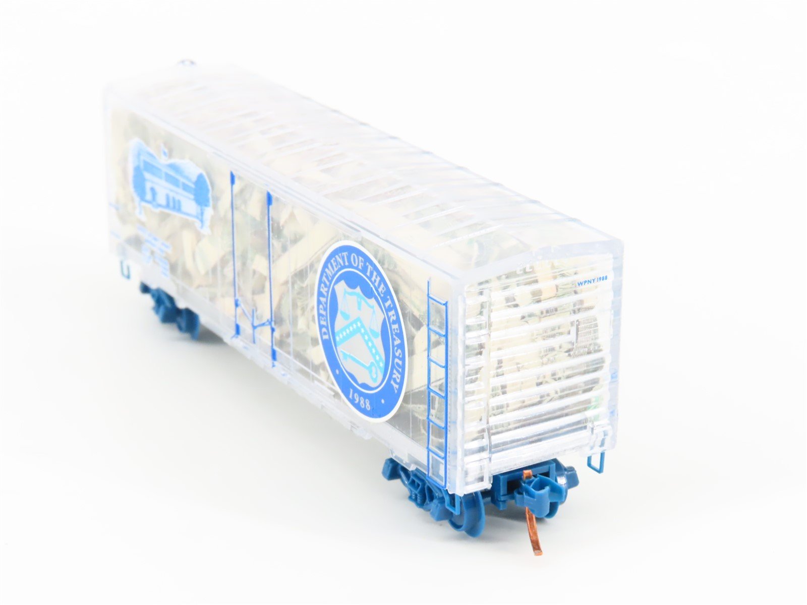 N Micro-Trains MTL NSC 07-49 WPNY West Point Mint Boxcar w/Shredded Currency