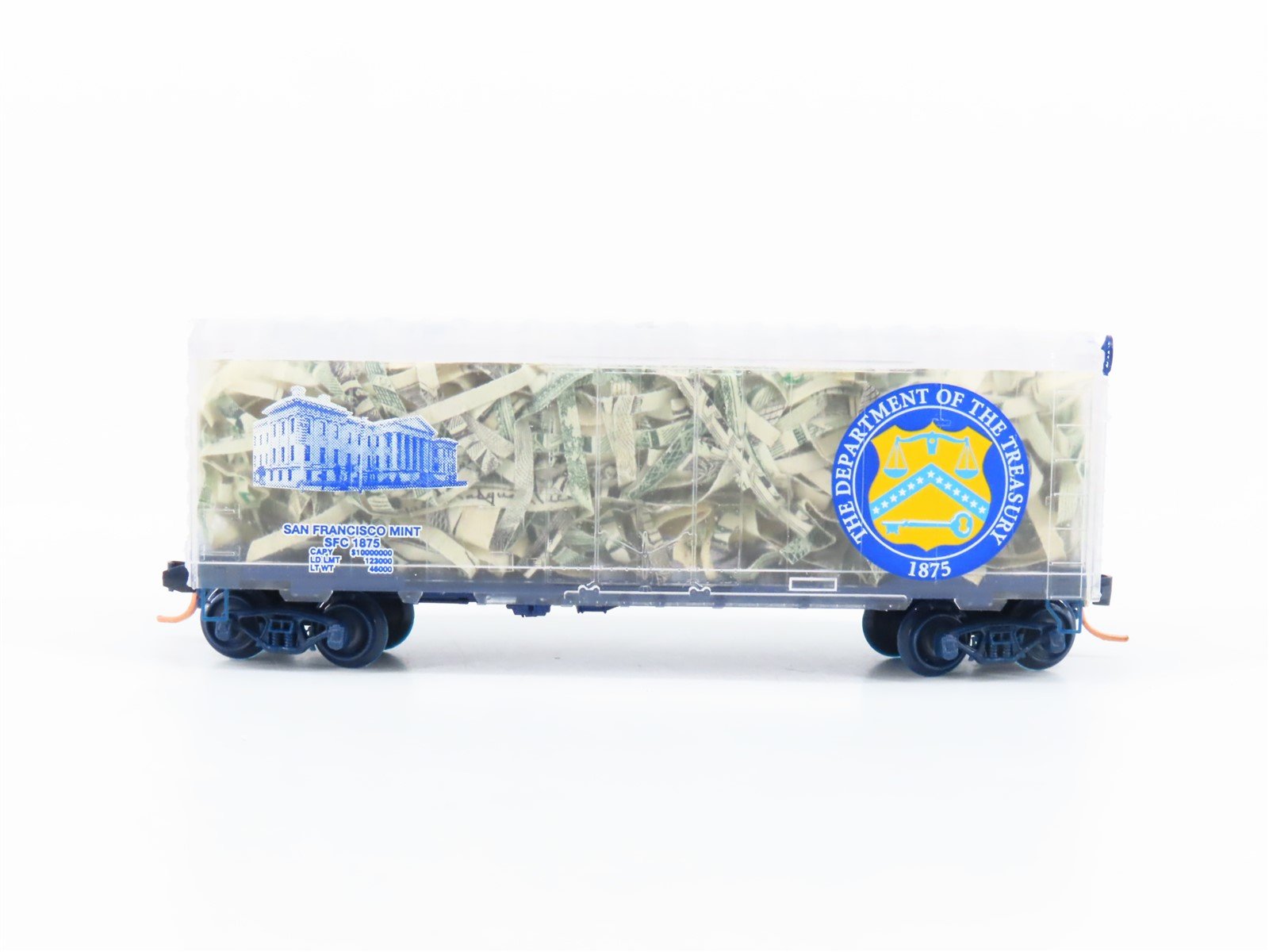 N Micro-Trains MTL NSC 05-69 SFC San Francisco Mint Boxcar w/Shredded Currency