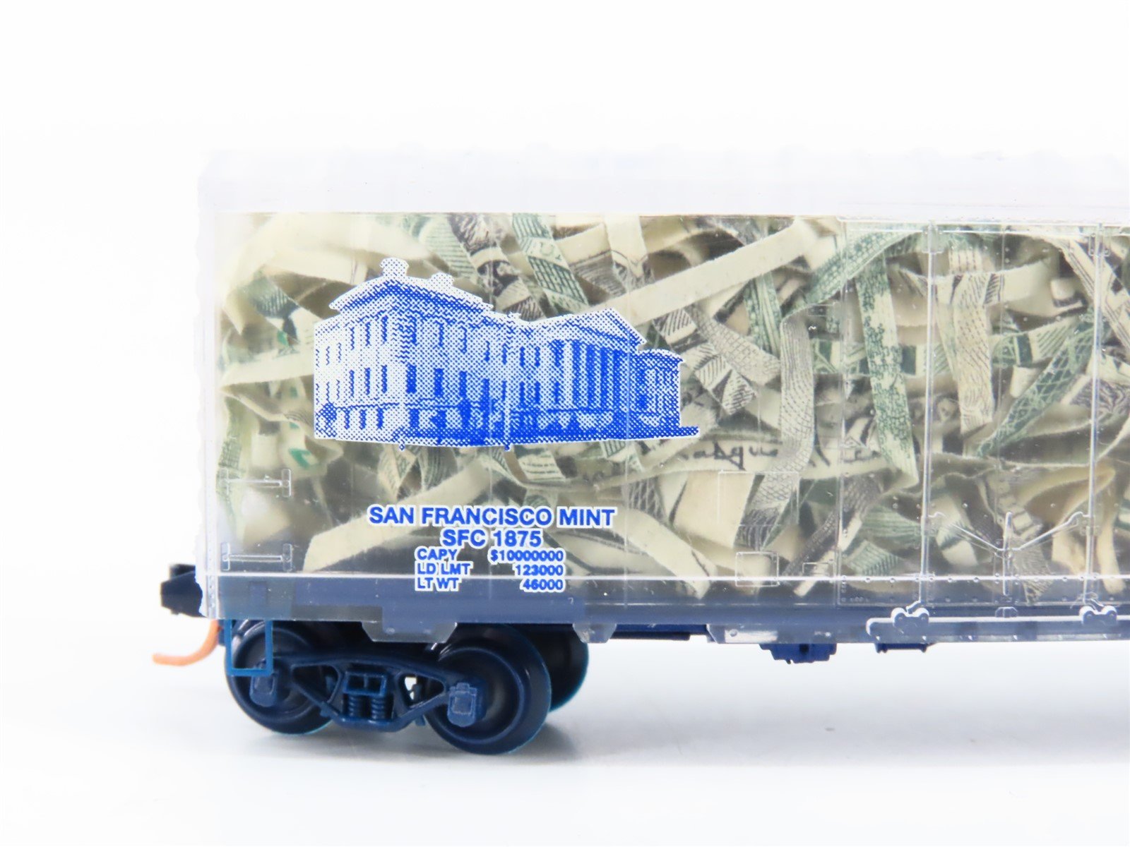N Micro-Trains MTL NSC 05-69 SFC San Francisco Mint Boxcar w/Shredded Currency