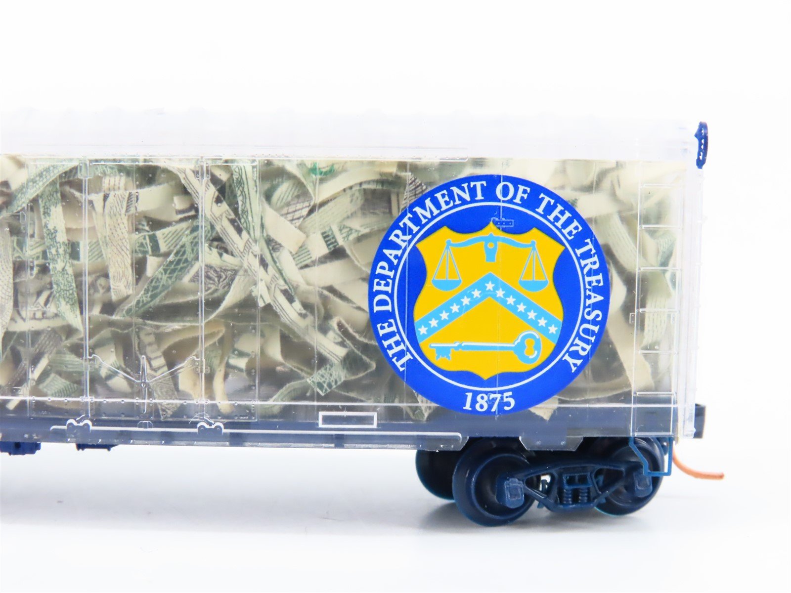 N Micro-Trains MTL NSC 05-69 SFC San Francisco Mint Boxcar w/Shredded Currency