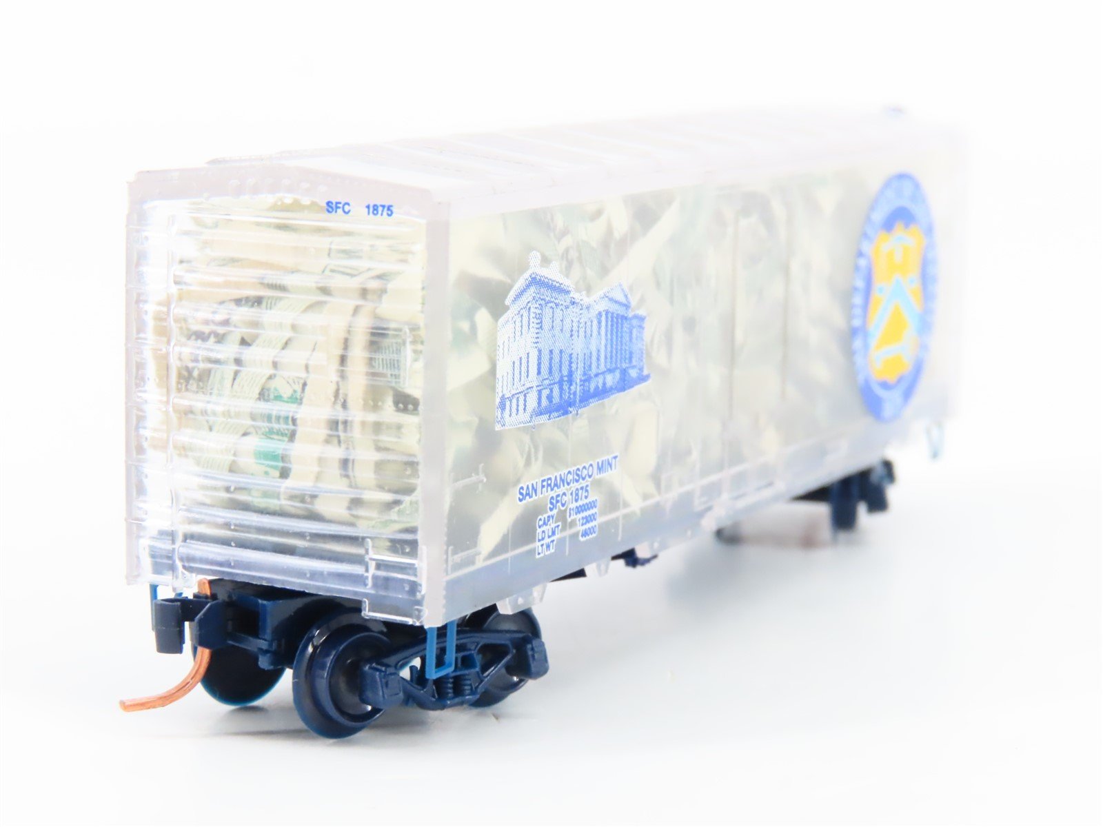 N Micro-Trains MTL NSC 05-69 SFC San Francisco Mint Boxcar w/Shredded Currency