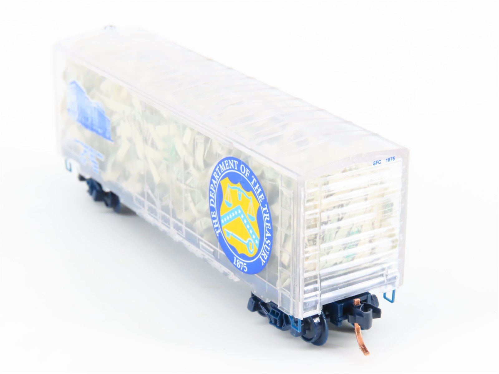 N Micro-Trains MTL NSC 05-69 SFC San Francisco Mint Boxcar w/Shredded Currency