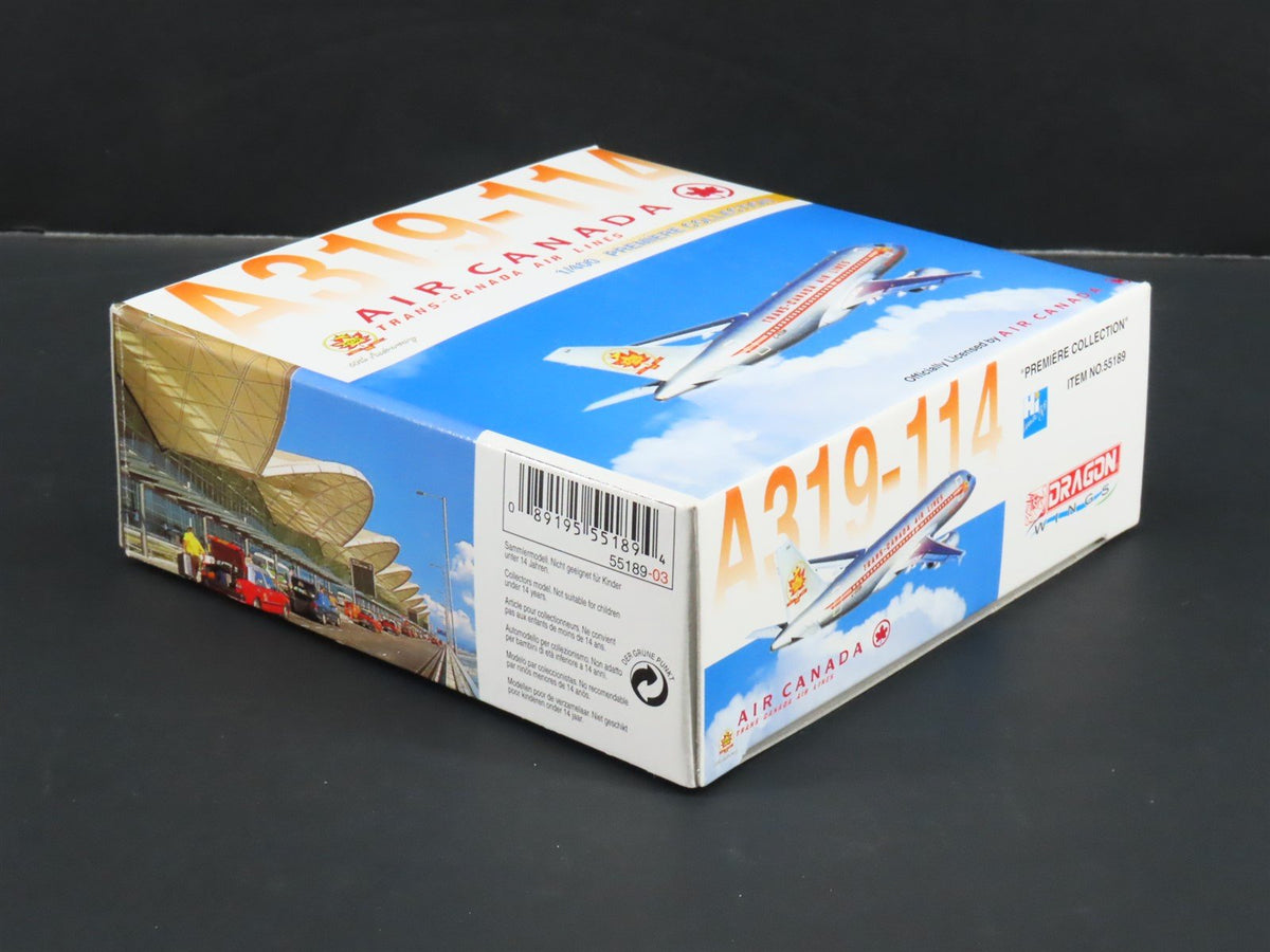 1:400 Dragon Wings Premiere 55189 Die-Cast Trans-Canada Airbus 319-114 Airliner