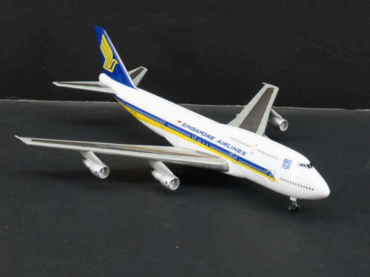 1:400 Dragon Wings Premiere 55123 Die-Cast Singapore Airlines Big Top B747-312