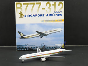 1:400 Dragon Wings Premiere 55130 Die-Cast Singapore Airlines Jubilee B777-312