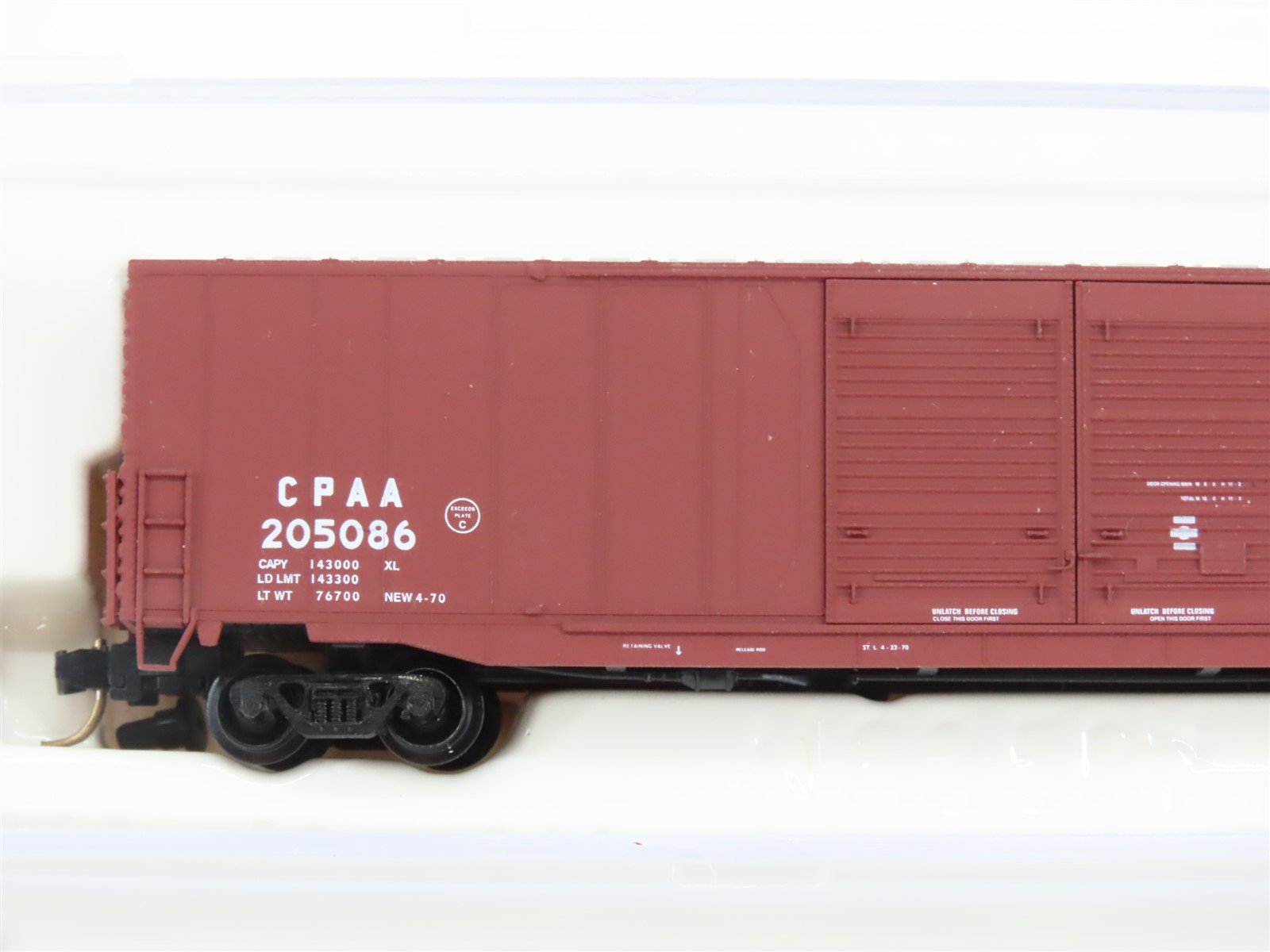 N Scale Atlas 36801 CPAA Canadian Pacific 60' Double Door Box Car #205086
