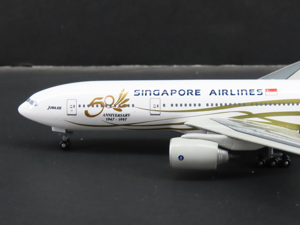 1:400 Dragon Wings Die-Cast Singapore Airlines Jubilee 50th B777-200 9V-SQA