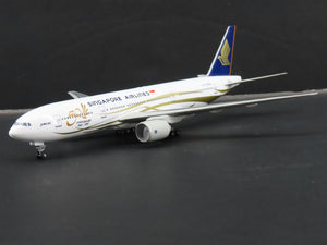 1:400 Dragon Wings Die-Cast Singapore Airlines Jubilee 50th B777-200 9V-SQA