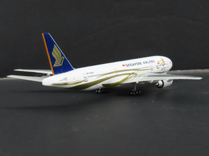 1:400 Dragon Wings Die-Cast Singapore Airlines Jubilee 50th B777-200 9V-SQA