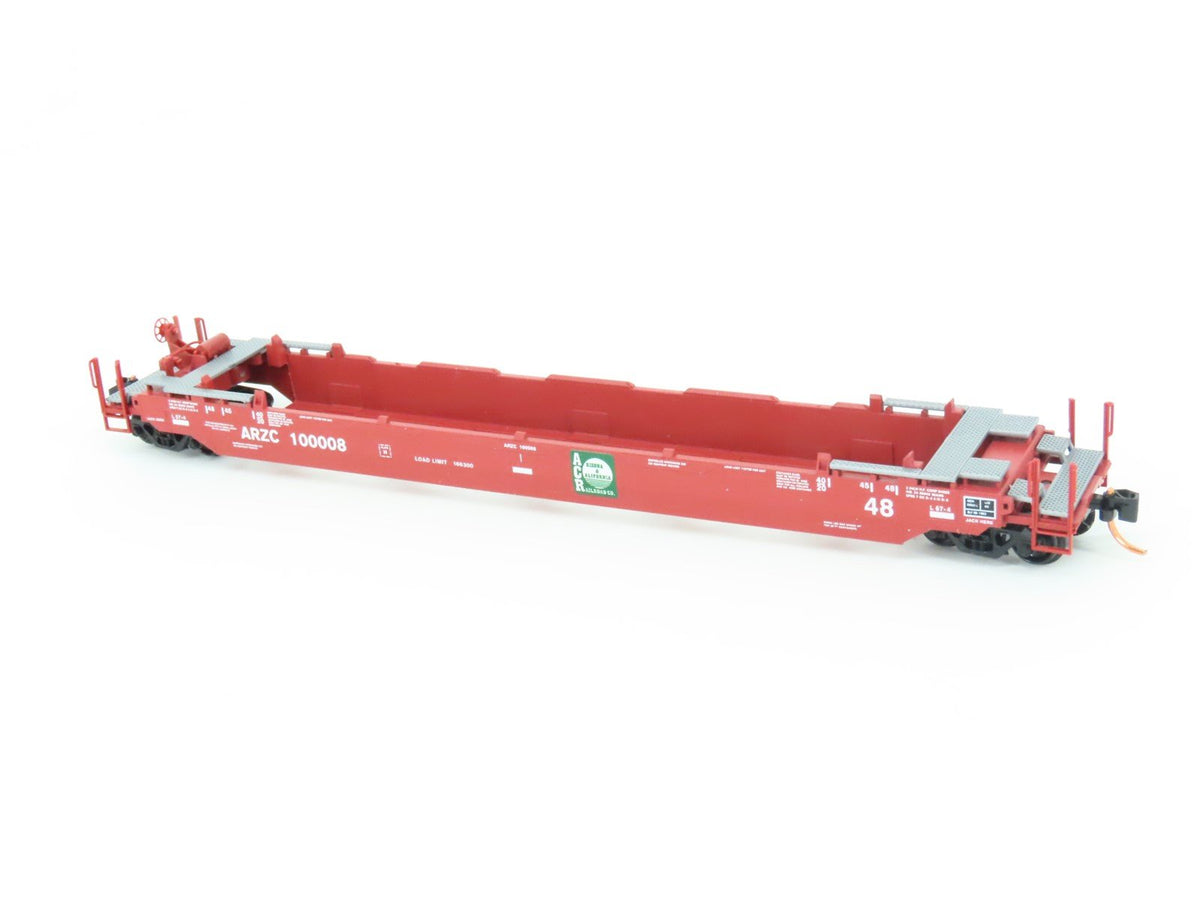 N Scale Micro-Trains MTL 13500122 ARZC Arizona &amp; California 70&#39; Well Car #100008