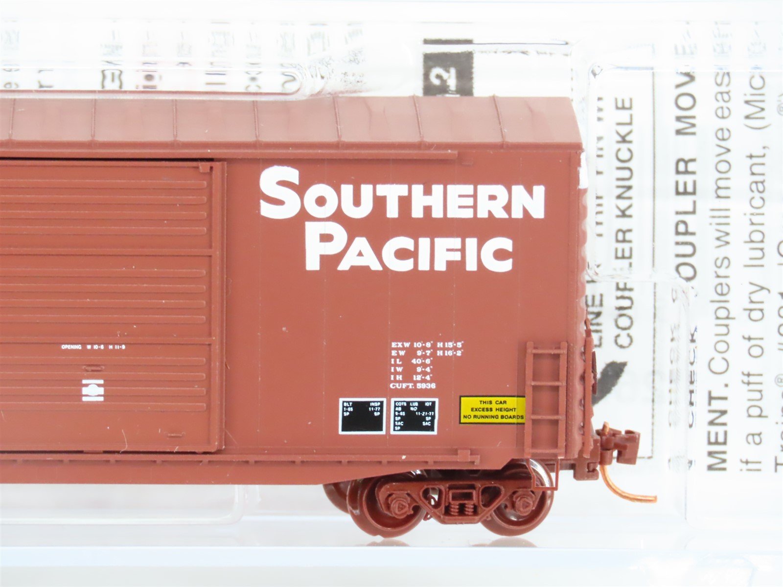 N Scale Micro-Trains MTL 10100060 SP Southern Pacific 40' Hy-Cube Box Car 659031
