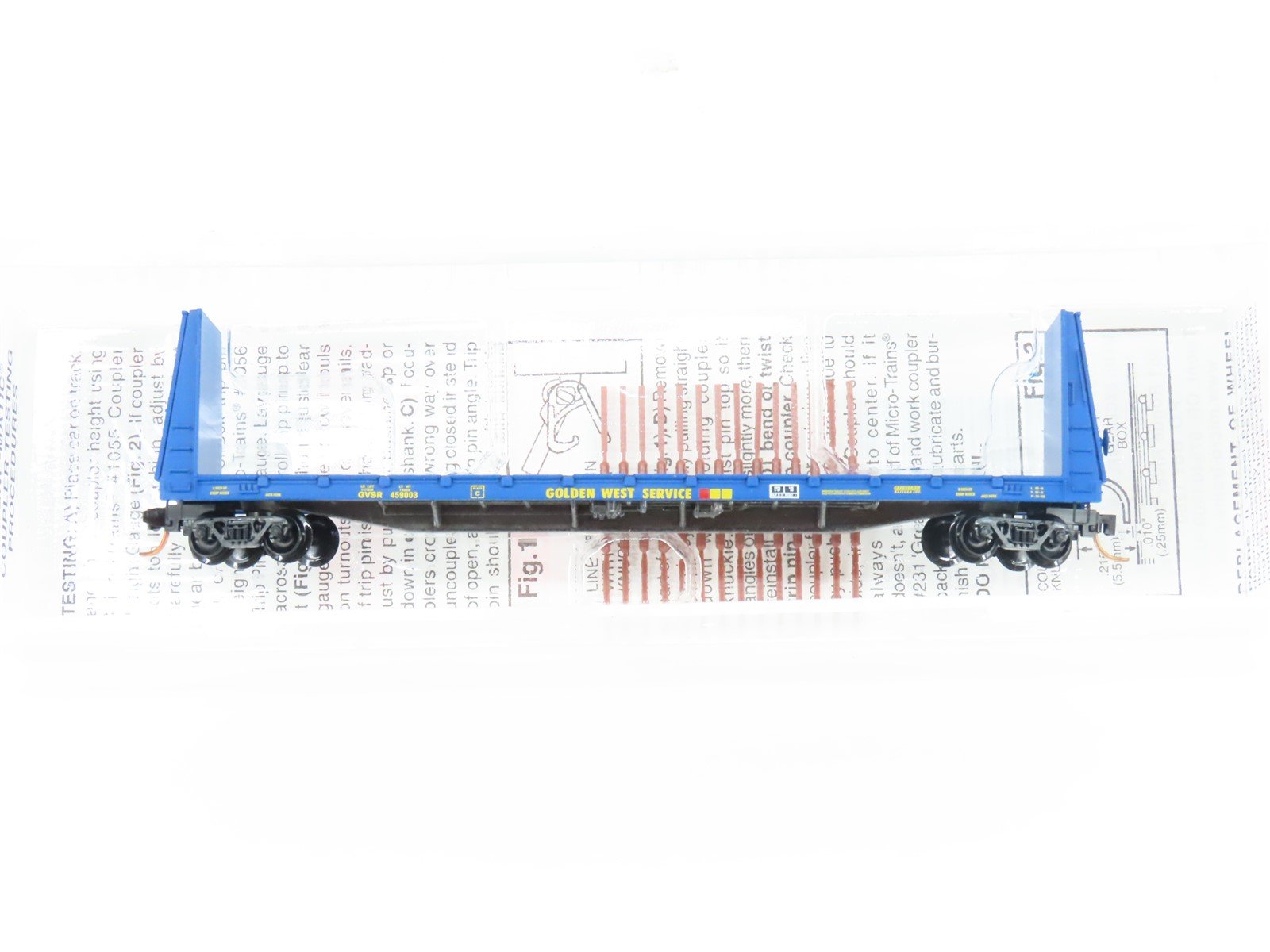 N Scale Micro-Trains MTL 54080 GVSR Golden West Service 61' 8" Flat Car #459003