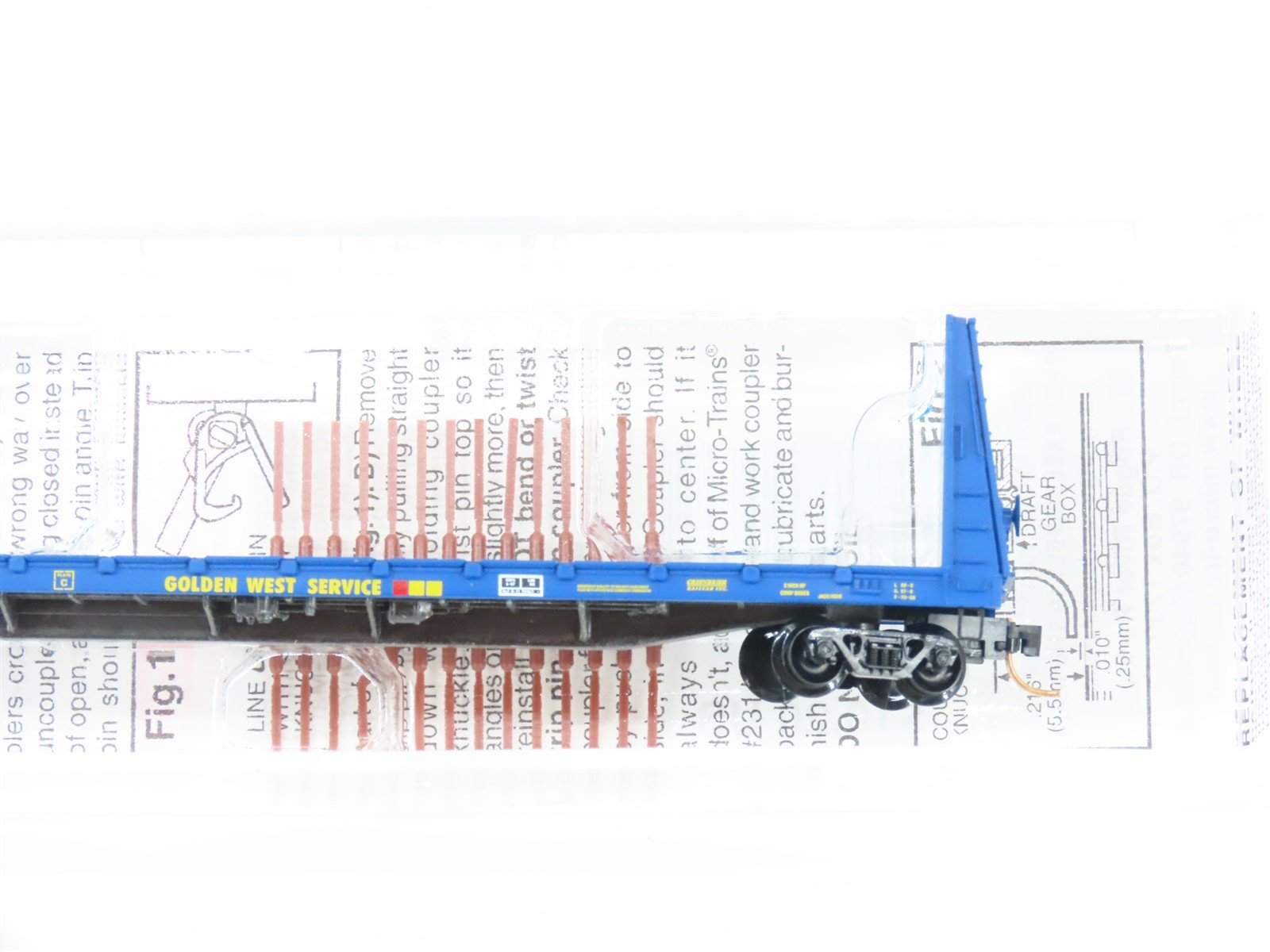 N Scale Micro-Trains MTL 54080 GVSR Golden West Service 61' 8