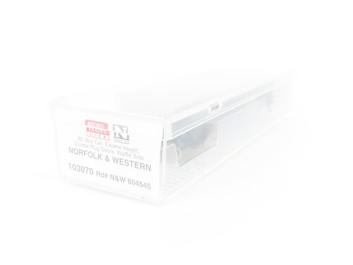 N Micro-Trains MTL 103070 N&amp;W Norfolk &amp; Western Double Plug Door Box Car #604545