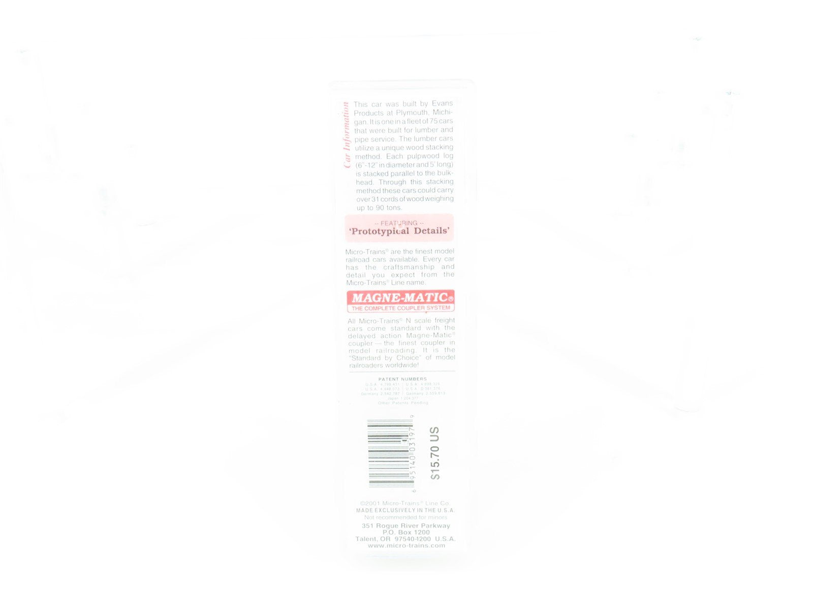 N Scale Micro-Trains MTL 54120 ACL Atlantic Coast Line 61' 8