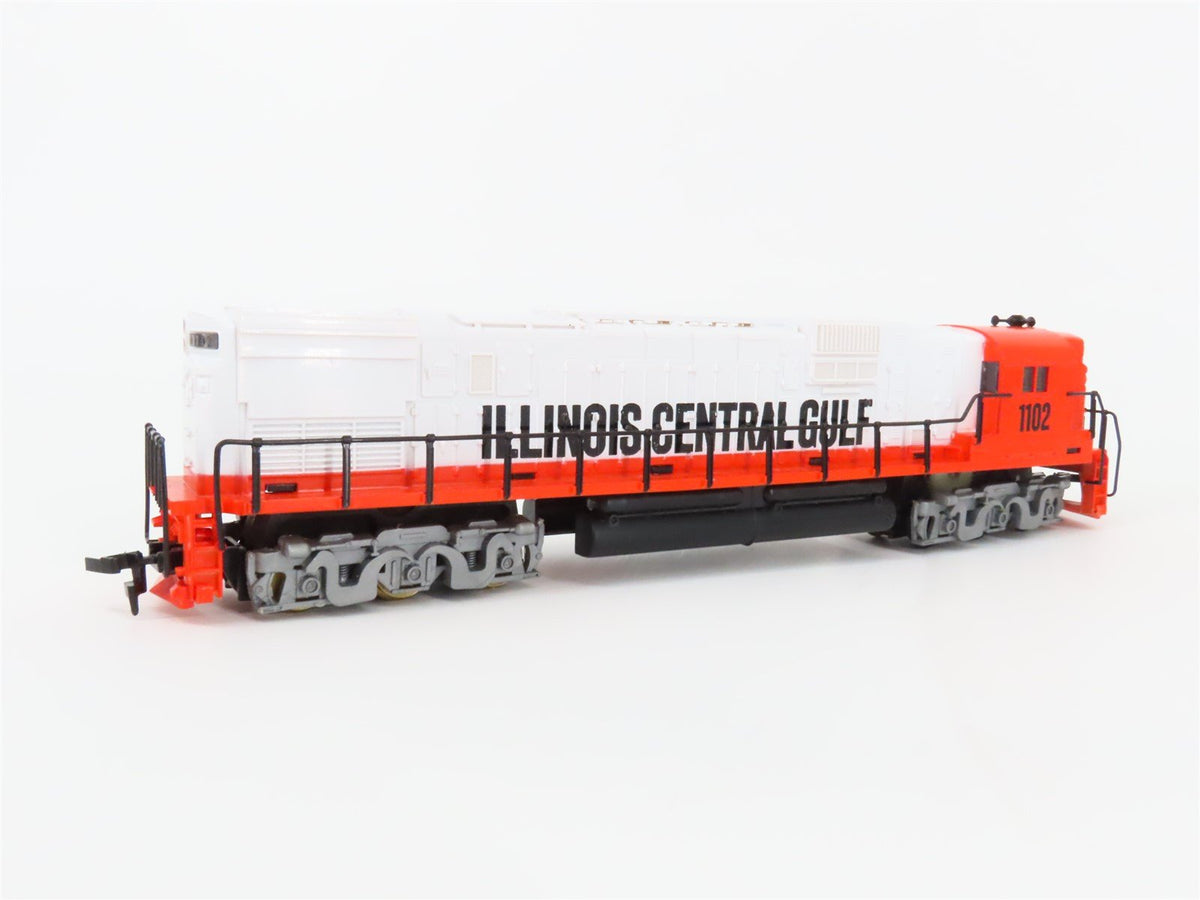 HO Scale TYCO 250-14 ICG Illinois Central Gulf ALCO Super 630 Diesel #1102