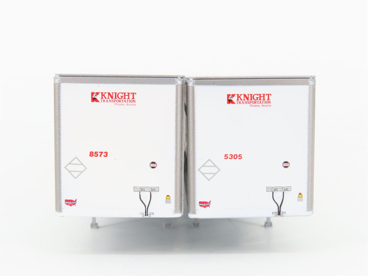 HO Scale Athearn 28404 Knight Transport 53&#39; Wabash Duraplate Trailer 2-Pack
