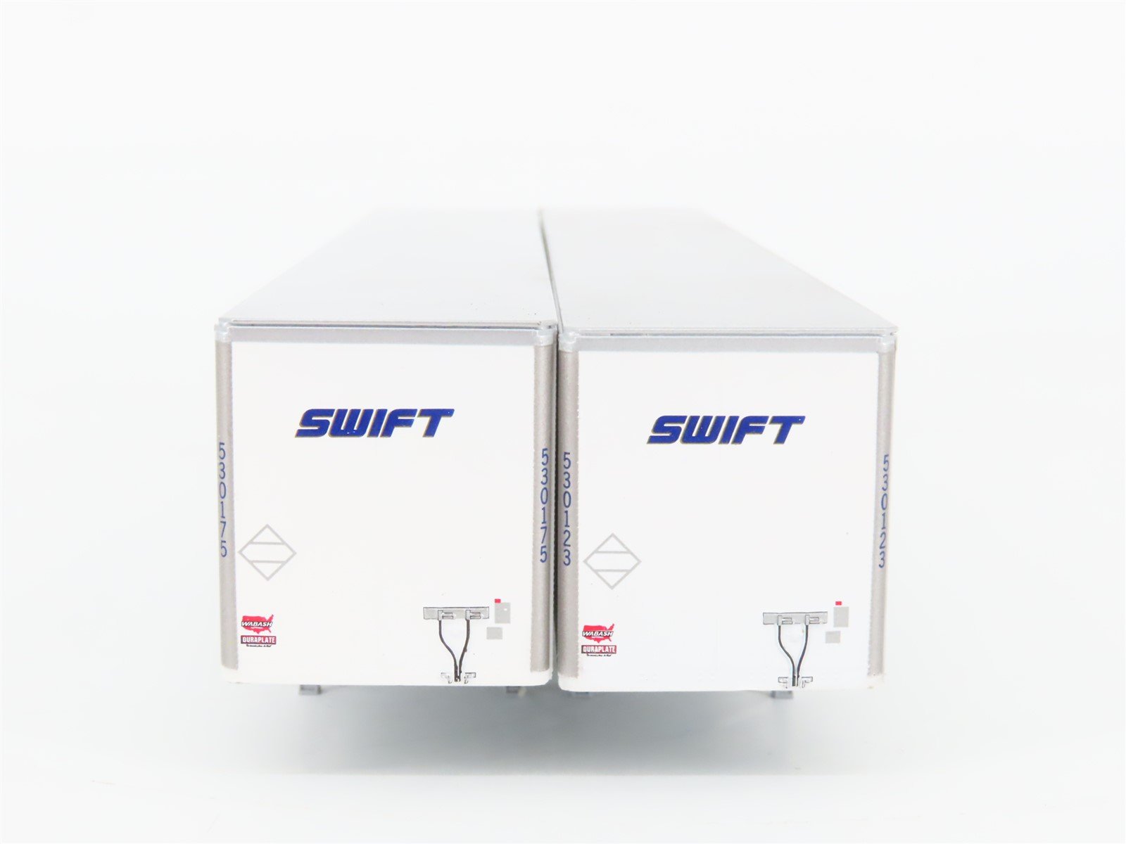 HO Scale Athearn 28408 Swift 53' Wabash Duraplate Trailer 2-Pack