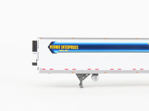 HO Scale Athearn 28457 Werner Enterprises 53' Utility Reefer Trailer 2-Pack