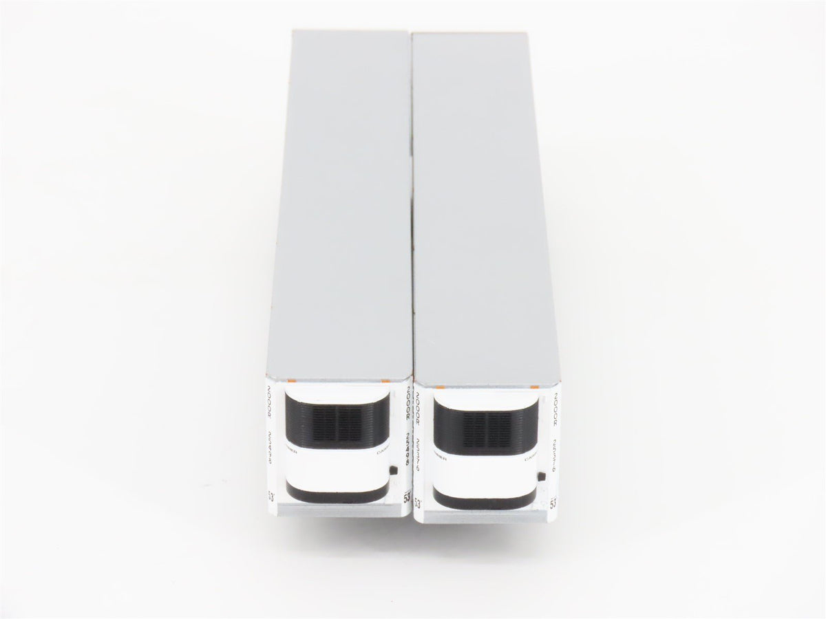 HO Scale Athearn 28457 Werner Enterprises 53&#39; Utility Reefer Trailer 2-Pack