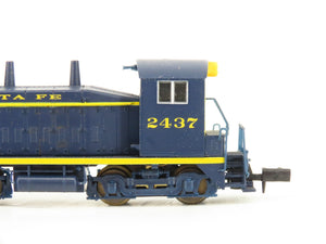 N Scale Life-Like ATSF Santa Fe EMD SW9/1200 Diesel Switcher #2437
