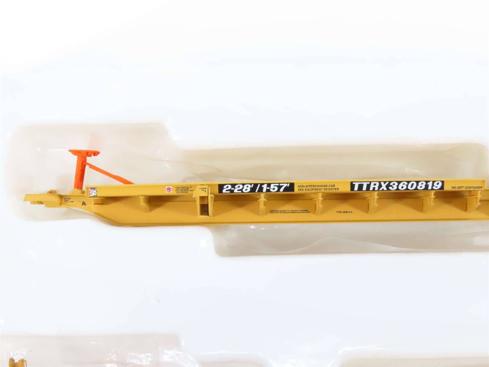 HO Athearn 28903 TTRX 3-Unit Trailer Train 57' All Purpose Spine Cars #360819