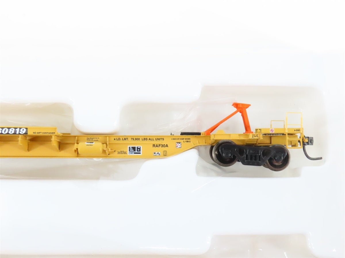 HO Athearn 28903 TTRX 3-Unit Trailer Train 57&#39; All Purpose Spine Cars #360819