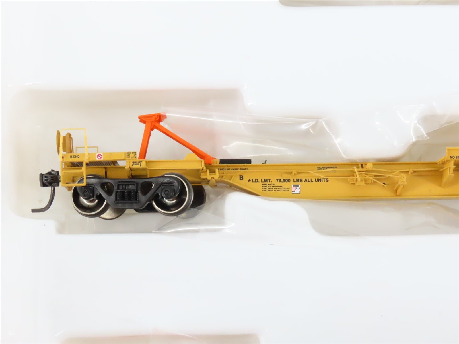 HO Athearn 28905 TTRX 3-Unit Trailer Train 57' All Purpose Spine Cars #361028