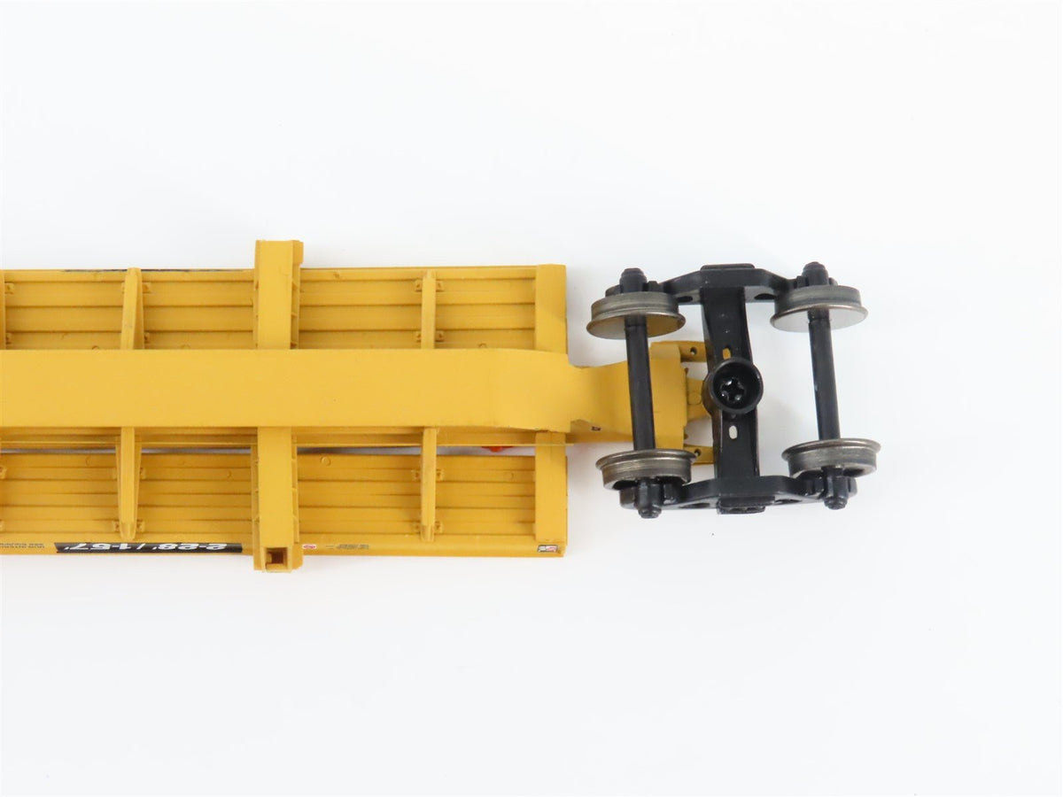 HO Athearn 28905 TTRX 3-Unit Trailer Train 57&#39; All Purpose Spine Cars #361028