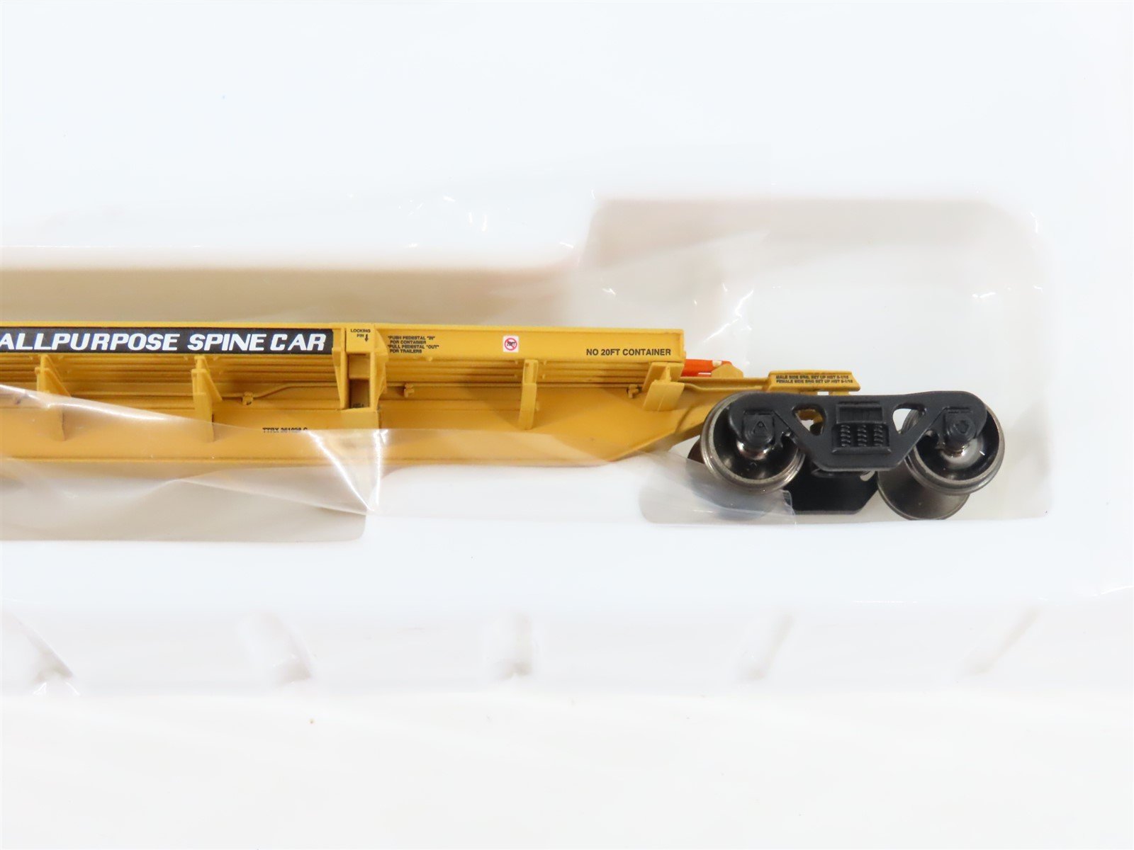 HO Athearn 28905 TTRX 3-Unit Trailer Train 57' All Purpose Spine Cars #361028