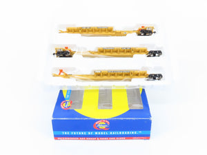 HO Athearn 28906 TTRX 3-Unit Trailer Train 57' All Purpose Spine Cars #360941