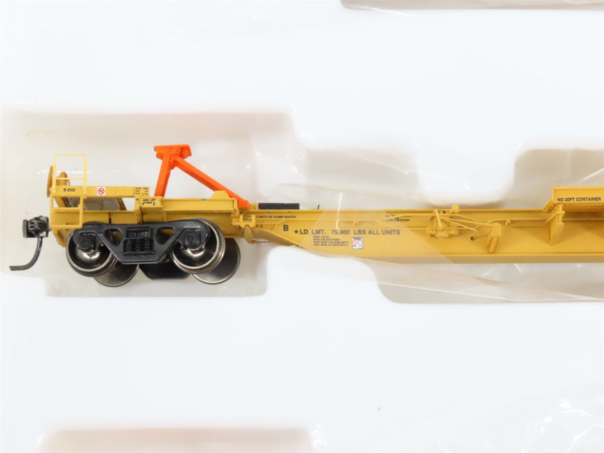 HO Athearn 28906 TTRX 3-Unit Trailer Train 57&#39; All Purpose Spine Cars #360941
