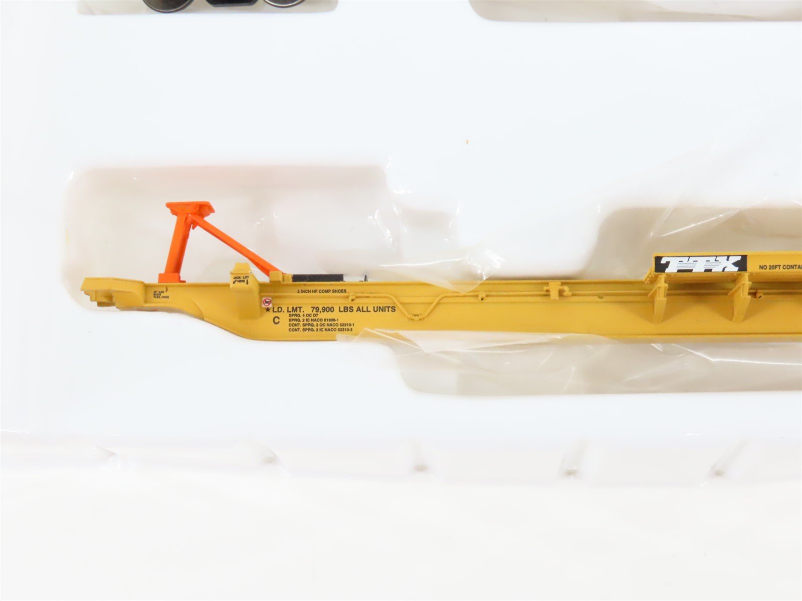 HO Athearn 28906 TTRX 3-Unit Trailer Train 57' All Purpose Spine Cars #360941