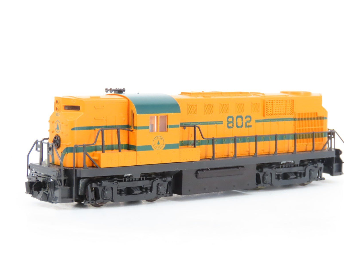 N Scale KATO MEC Maine Central &quot;Pine Tree Route&quot; ALCO RS-11 Diesel #802