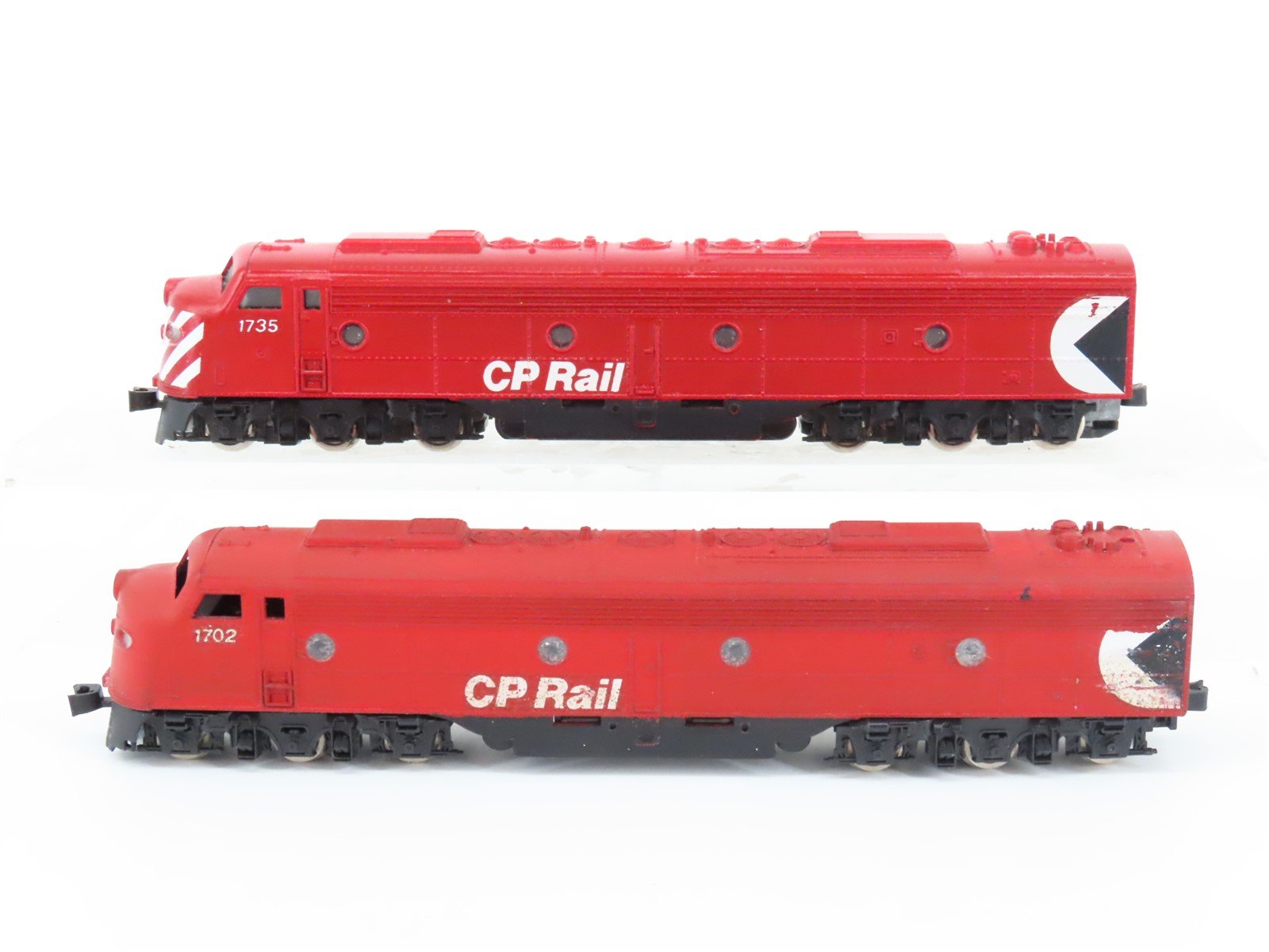 N Scale Con-Cor CP Rail EMD E8A/A Diesel Locomotive Set #1735/1702 - Custom