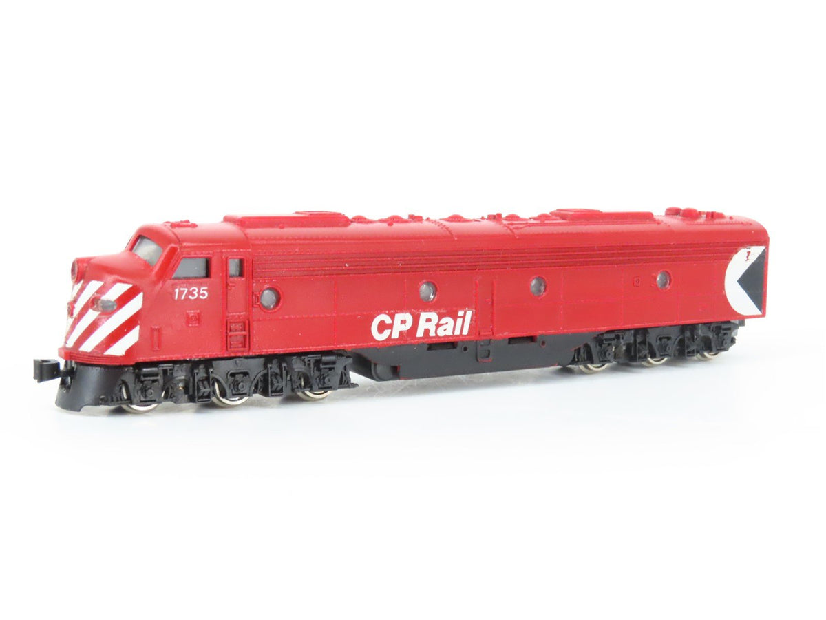 N Scale Con-Cor CP Rail EMD E8A/A Diesel Locomotive Set #1735/1702 - Custom