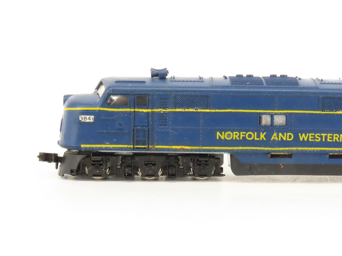 N Scale Con-Cor N&amp;W Norfolk &amp; Western EMD E7A Diesel Locomotive #3841