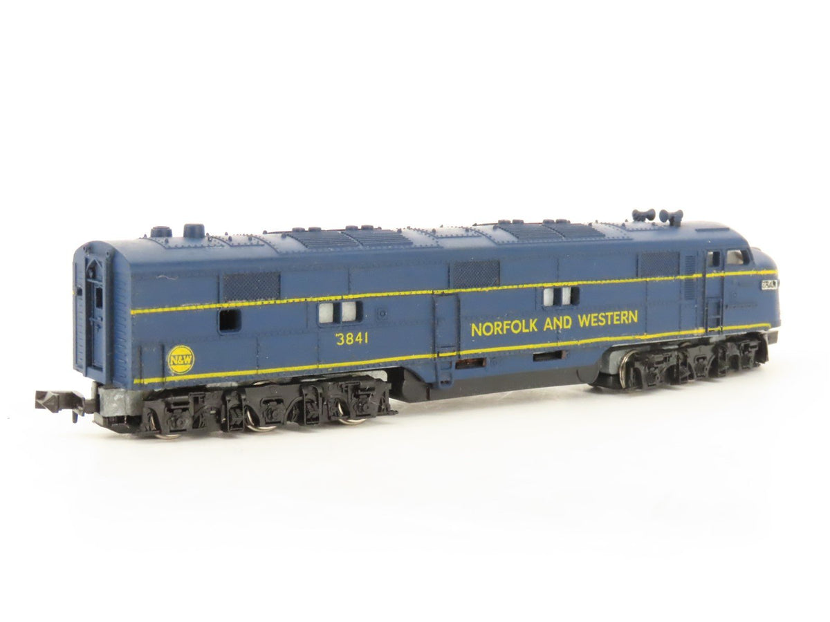 N Scale Con-Cor N&amp;W Norfolk &amp; Western EMD E7A Diesel Locomotive #3841