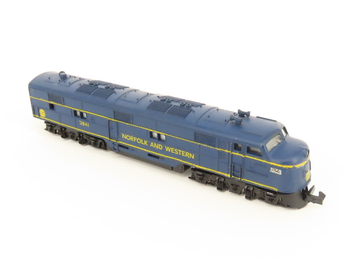N Scale Con-Cor N&amp;W Norfolk &amp; Western EMD E7A Diesel Locomotive #3841