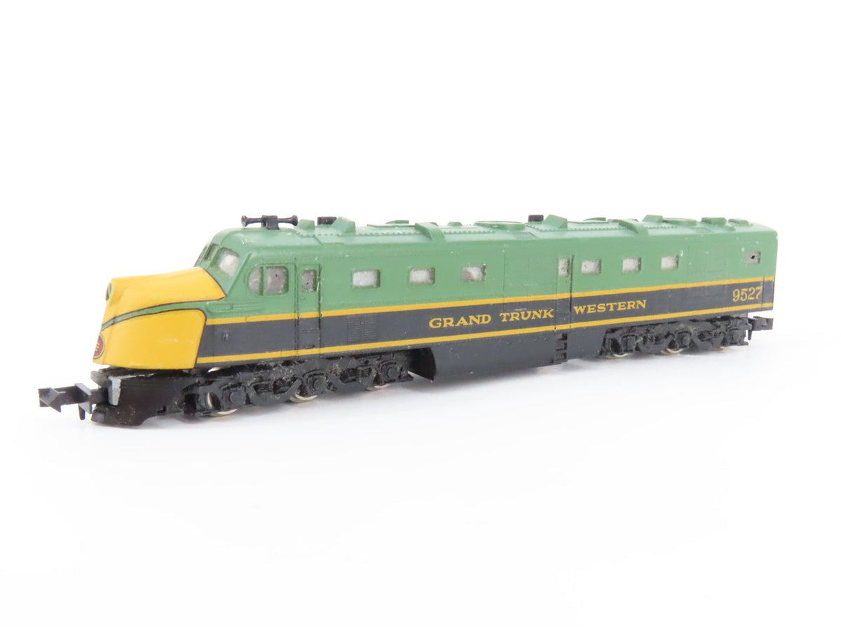 N Scale Con-Cor GTW Grand Trunk Western DL-109 Diesel Set #9527/9526 - Custom