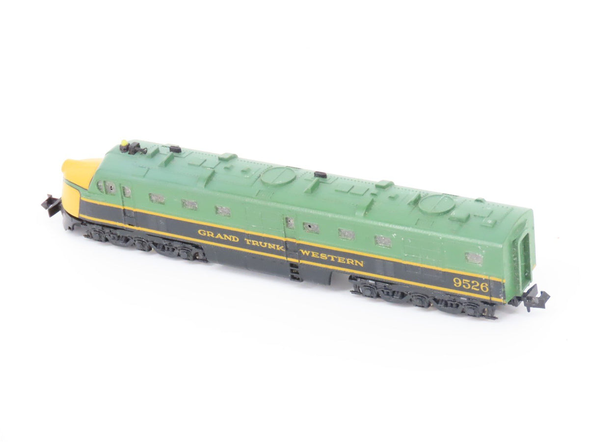 N Scale Con-Cor GTW Grand Trunk Western DL-109 Diesel Set #9527/9526 - Custom