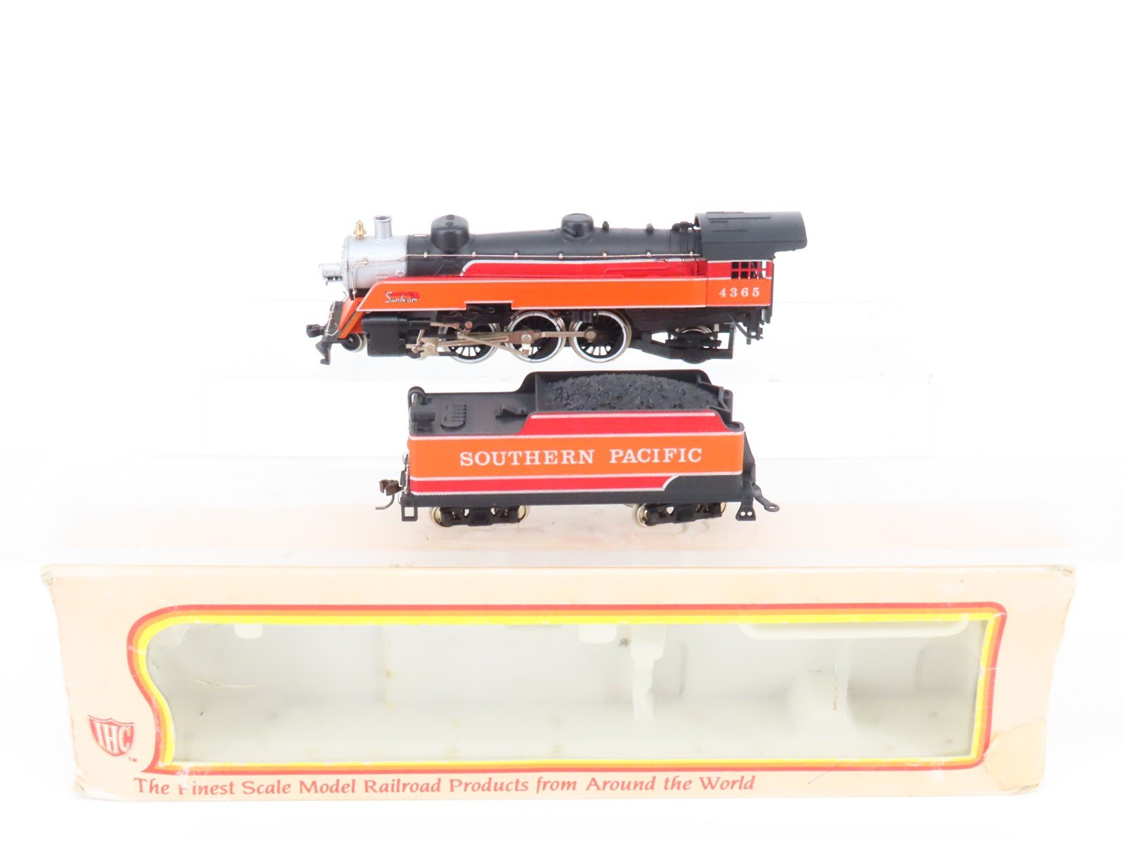 HO Scale IHC/MEHANO SP Daylight "Sunbeam" 4-6-2 Pacific Steam Locomotive #4365