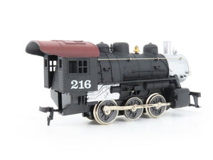 HO Scale TYCO RI Rock Island 0-6-0 Steam Locomotive #216